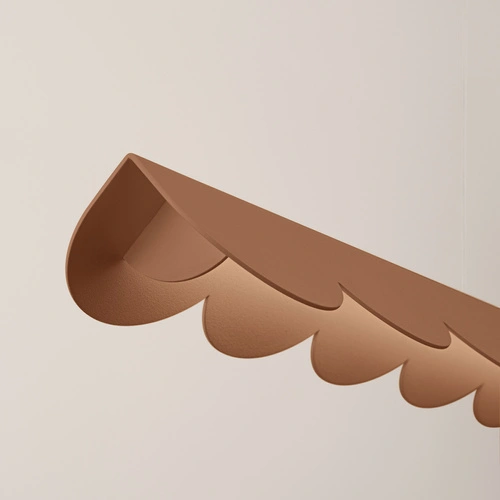 Lampa wisząca BISCUIT mocca LED nad stół nowoczesna 131 cm