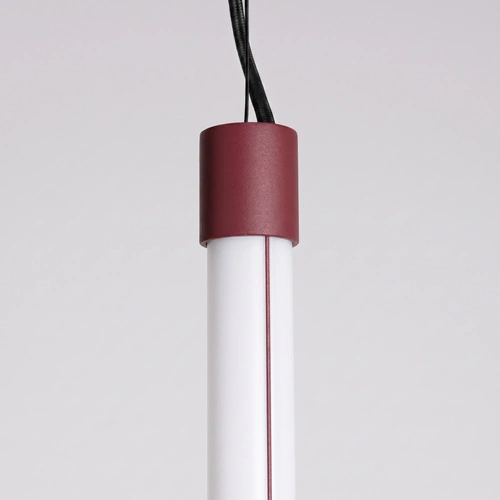 Lampa wisząca TRANG burgund LED regulowana nad wyspę do kuchni