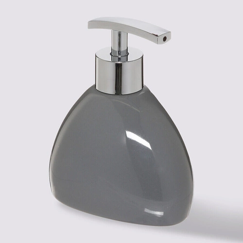 Dozownik do mydła ceramiczny szary Colors 5five simply smart do łazienki 250 ml