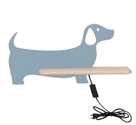 Kinkiet Dog lampa 5W LED 4000K iq kids z przew niebieski