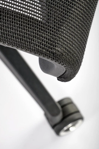 Lagot nowoczesny fotel biurowy ergonomiczny czarny z zagłówkiem i regulacją do biura