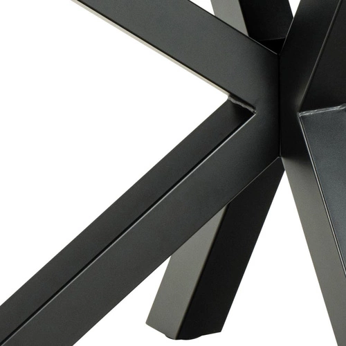 Stół do jadalni Heaven 200 cm szary ceramiczny blat nowoczesny loftowy Actona czarne nogi