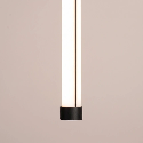 Lampa wisząca TRANG 50 czarna LED regulowana nad wyspę