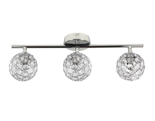Lampa sufitowa Starlet listwa 3x40W G9  chrom/transparent