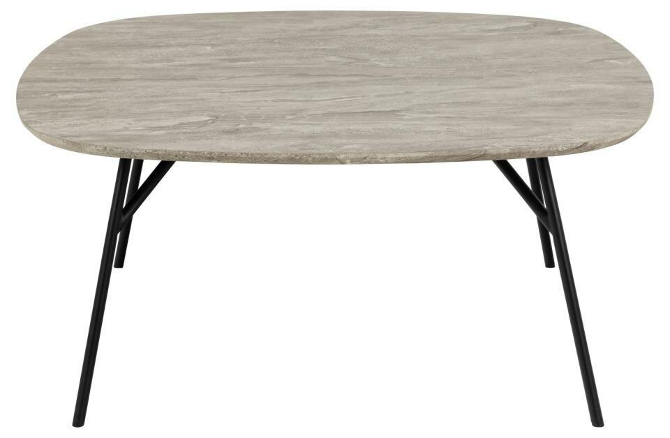 Stolik kawowy Caracas 90x90cm szary marmur