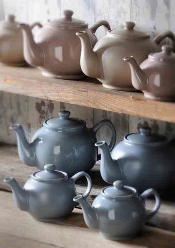 Price&Kensington nowoczesny ceramiczny imbryk 1,1l szary mat do parzenia herbaty liściastej