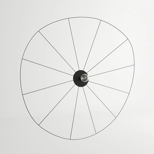 Kinkiet ścienny ESKOLA 70 czarny metalowy nowoczesny do salonu i sypialni Thoro