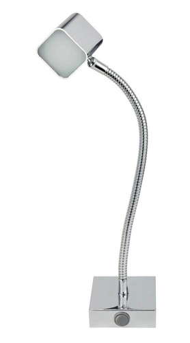 Kinkiet ścienny LED Forma chrom nowoczesny regulowany do czytania i sypialni CANDELLUX