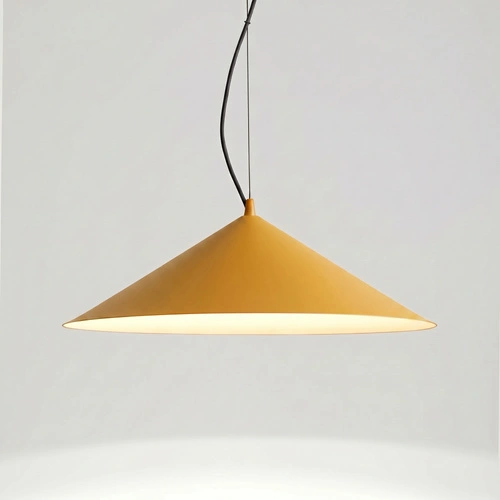 Lampa wisząca FINT żółta LED do salonu regulowana nowoczesna