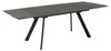 Stół rozkładany do jadalni Blackburn 160-240 cm czarny ceramiczny blat nowoczesny Actona