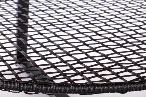 Okrągły stolik kawowy Florence 80 cm skandynawski dębowy z półką do salonu Intesi