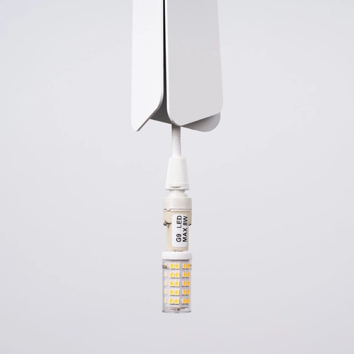 Lampa wisząca PRYSM 3L biała skandynawska 3-punktowa do salonu, jadalni lub nad wyspę