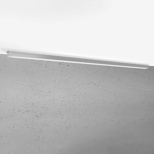 Plafon PINNE 200 szary LED 4000K minimalistyczny do salonu i kuchni nowoczesny 200 cm