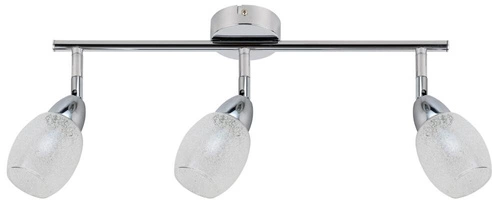Lampa sufitowa Rico listwa 3x6W LED smd  główka okrągła 1e z przegubem kd system klosz wymienny