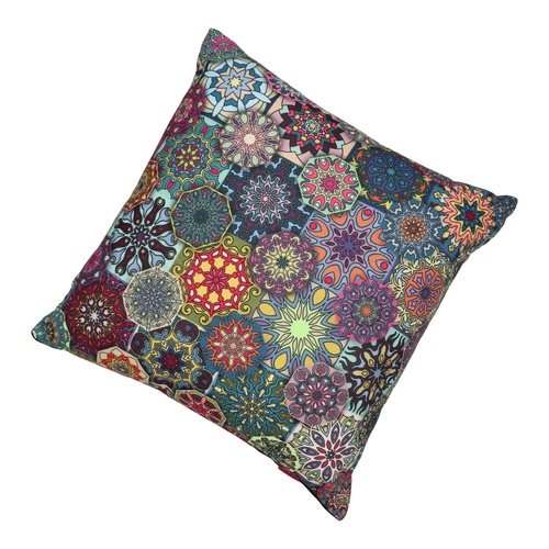 Poduszka dekoracyjna welurowa Valencia 40x40 z nadrukiem antyalergiczna do salonu