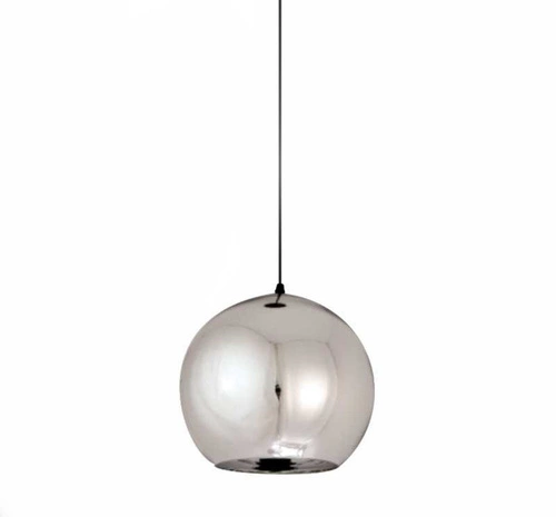 Lampa wisząca MIRROR GLOW S srebrna 25cm