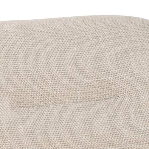 Krzesło tapicerowane Dillon beżowe z podłokietnikami do jadalni i salonu nowoczesne Actona