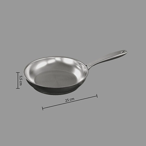 Patelnia Resilience 24 cm ze stali        nierdzewnej