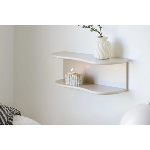 House Nordic cementowy świecznik na tealighty brązowo‑beżowy do salonu 10,5 cm