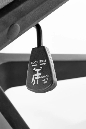 Fotel biurowy ergonomiczny Tores szary obrotowy z podłokietnikami do biura i gabinetu