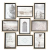 Multiramka na 9 zdjęć 10x15 Molly Atmosphera czarna drewniana wisząca na ścianę