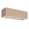 Kinkiet ścienny RIGATA taupe nowoczesny ceramiczny do salonu