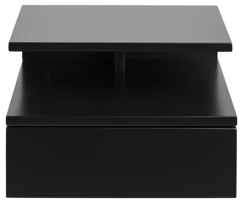 Szafka nocna wisząca czarna z szufladą 35 cm nowoczesna Actona Ashlan do sypialni loft