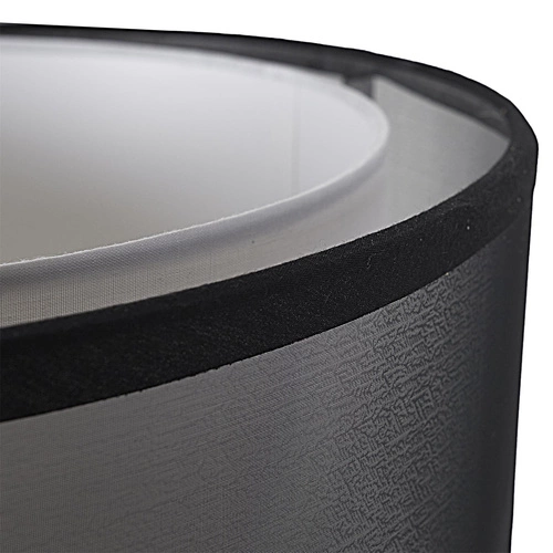 Intesi Shade lampa stojąca czarna z abażurem nowoczesna do salonu i sypialni 150 cm