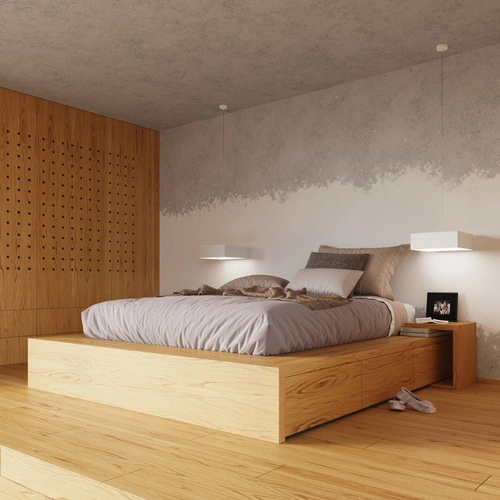 Plafon sufitowy kwadratowy nowoczesny Horus 35 biały do salonu, kuchni i sypialni