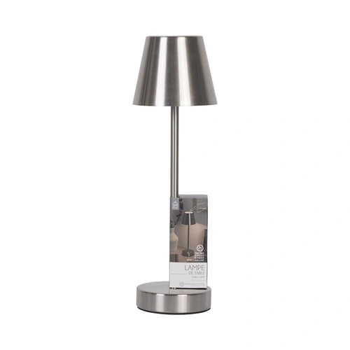 Lampka Casablanca 36cm LED na dotyk       srebrna