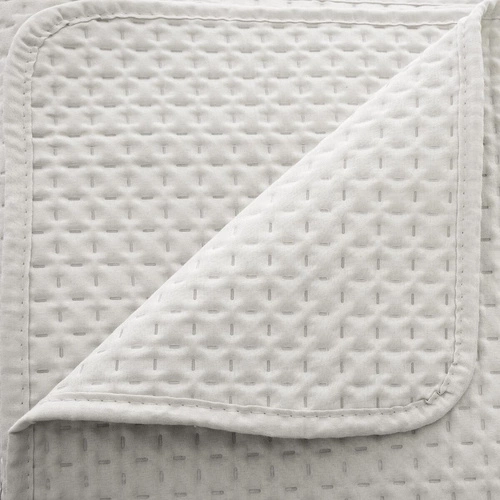 Nowoczesna narzuta na łóżko Dolce 240x260 cm z poszewkami jasnoszara Atmosphera