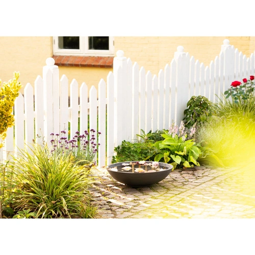 Miska Fleuriste - Misa na kwiaty wodne    ciemnoszara