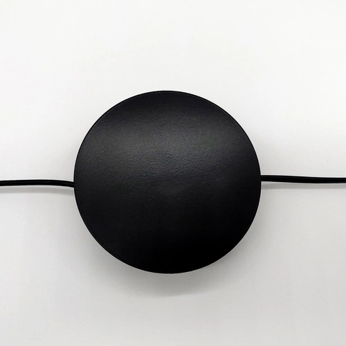 Kinkiet ścienny LINEA-1 WALL czarny nowoczesny metalowy z długim przewodem do salonu