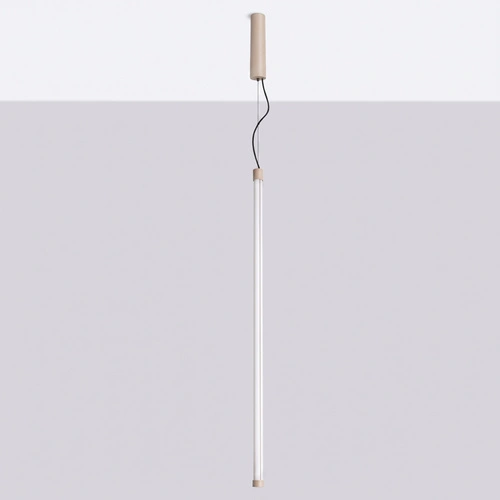 Lampa wisząca TRANG 100 LED taupe regulowana nad wyspę do kuchni