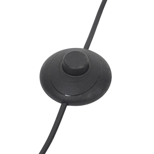 Intesi Shade lampa stojąca czarna z abażurem nowoczesna do salonu i sypialni 150 cm