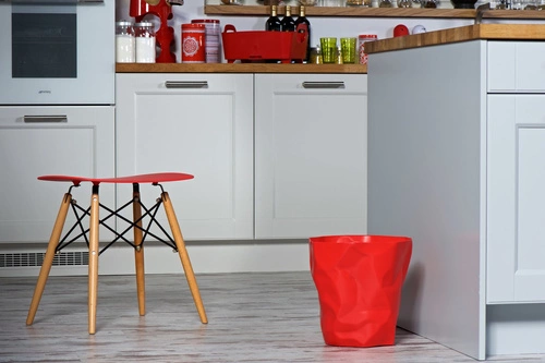 Kosz biurowy na papier D2.DESIGN Papier inspirowany BinBin czarny nowoczesny 5l