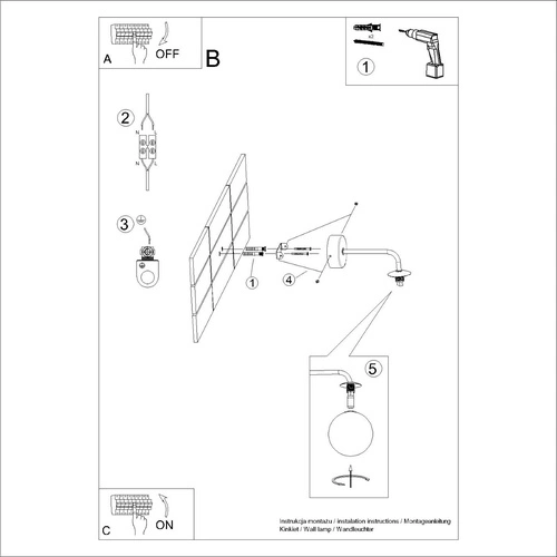 Kinkiet ścienny ASTRAL 1 biały nowoczesny szklany do salonu i sypialni SOLLUX LIGHTING
