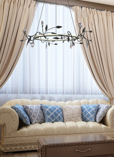 Lampa wisząca LED Giaros 65 czarna nowoczesna do salonu i jadalni nad stół CANDELLUX