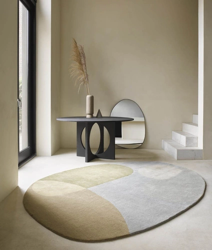 Dywan do salonu owalny wełniany Decor Miller Spring 200x280 geometryczny łatwy w czyszczeniu