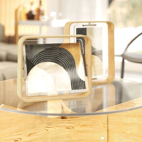 Ramka na zdjęcia 20x25 Bellwood naturalna stojąca drewniana skandynawska Umbra