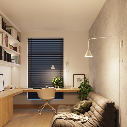 Nowoczesny kinkiet ścienny NOX biały metalowy do sypialni i salonu SOLLUX LIGHTING 61 cm