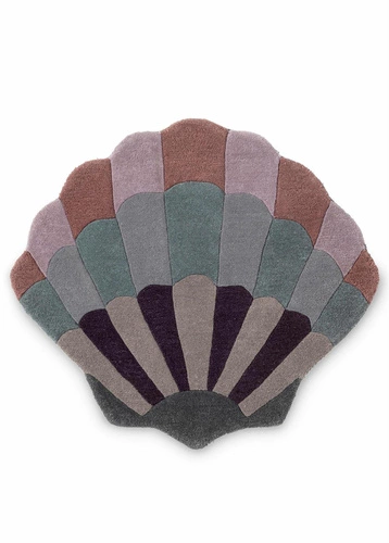 Dywan do pokoju dziecka Decor Kids Shell wełniany nowoczesny miękki 80x90cm Carpets&More