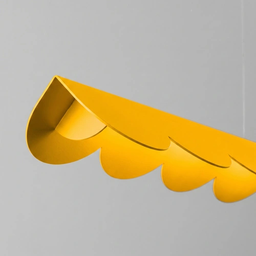 Lampa wisząca BISCUIT 130 żółta LED nad wyspę regulowana
