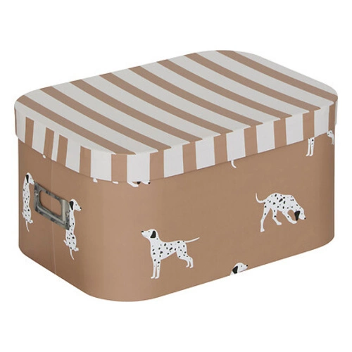 Zestaw 3 pudełek ozdobnych Scott dog kartonowe dekoracyjne do pokoju dziecięcego