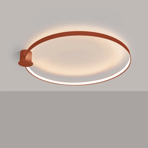 Plafon sufitowy LED RIO 110 czerwony okrągły nowoczesny do salonu i kuchni Thoro