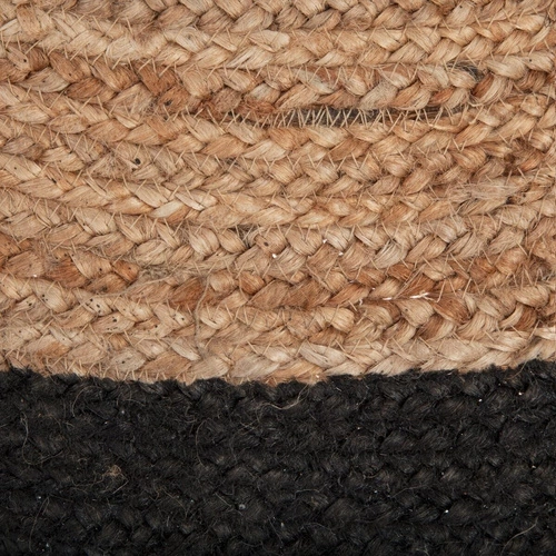Dywan Jutowy 120cm z czarnym brzegiem