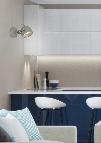 Kinkiet ścienny Pent szary betonowy regulowany nowoczesny do salonu i sypialni CANDELLUX