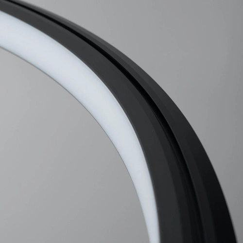 Żyrandol RISA 90 czarny nowoczesny LED do salonu i jadalni rozproszone światło