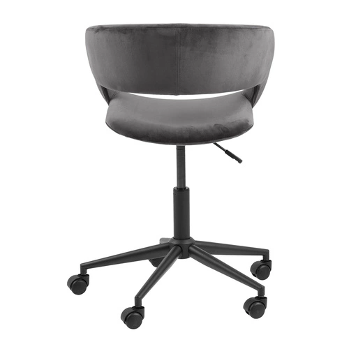 Fotel biurowy na kółkach Grace VIC dark grey