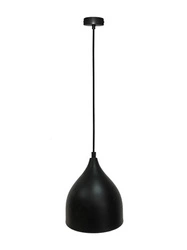 Lampa wisząca czarna Ystad 17 cm metalowa do jadalni i salonu nowoczesna Ledea